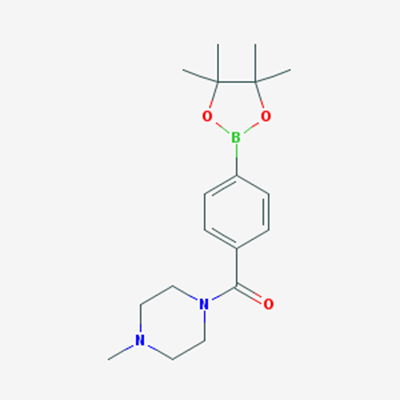 Picture of (4-Methylpiperazin-1-yl)(4-(4,4,5,5-tetramethyl-1,3,2-dioxaborolan-2-yl)phenyl)methanone