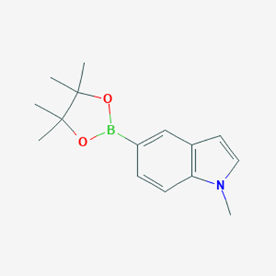 Picture of 1-Methyl-5-(4,4,5,5-tetramethyl-1,3,2-dioxaborolan-2-yl)-1H-indole