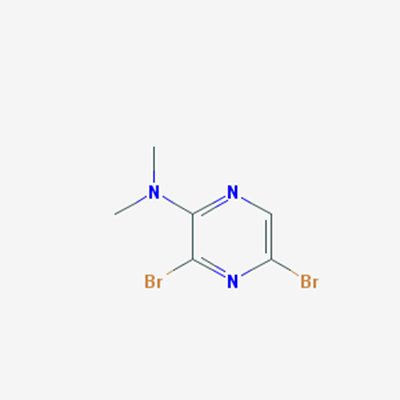 Picture of 3,5-Dibromo-N,N-dimethylpyrazin-2-amine
