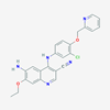 Picture of 6-Amino-4-((3-chloro-4-(pyridin-2-ylmethoxy)phenyl)amino)-7-ethoxyquinoline-3-carbonitrile