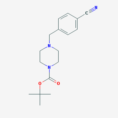 Picture of tert-Butyl 4-(4-cyanobenzyl)piperazine-1-carboxylate