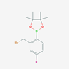 Picture of 2-(2-(Bromomethyl)-4-fluorophenyl)-4,4,5,5-tetramethyl-1,3,2-dioxaborolane