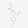 Picture of 1-(tert-Butoxycarbonyl)-4-(4-methoxyphenyl)pyrrolidine-3-carboxylic acid