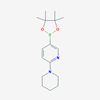 Picture of 2-(Piperidin-1-yl)-5-(4,4,5,5-tetramethyl-1,3,2-dioxaborolan-2-yl)pyridine