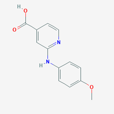 Picture of 2-((4-Methoxyphenyl)amino)isonicotinic acid