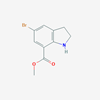 Picture of Methyl 5-bromoindoline-7-carboxylate
