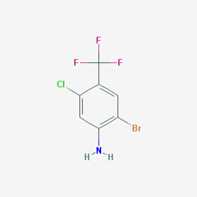 Picture of 2-Bromo-5-chloro-4-(trifluoromethyl)aniline