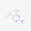 Picture of 2-Amino-4-(trifluoromethyl)pyrimidine-5-carbaldehyde