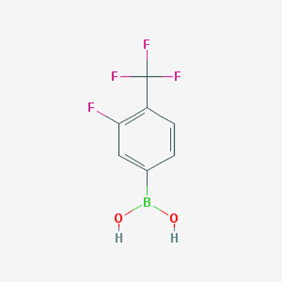 Picture of (3-Fluoro-4-(trifluoromethyl)phenyl)boronic acid