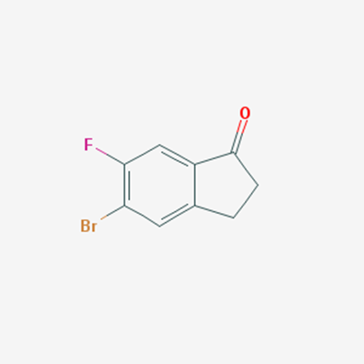 Picture of 5-Bromo-6-fluoro-2,3-dihydro-1H-inden-1-one