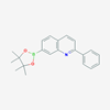 Picture of 2-Phenyl-7-(4,4,5,5-tetramethyl-1,3,2-dioxaborolan-2-yl)quinoline