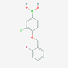 Picture of (3-Chloro-4-((2-fluorobenzyl)oxy)phenyl)boronic acid