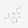 Picture of 3-((tert-Butoxycarbonyl)amino)-2-methoxyisonicotinic acid