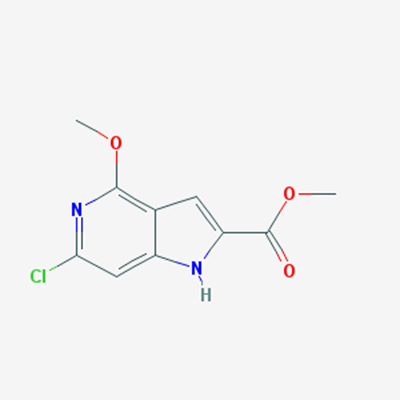 Picture of Methyl 6-chloro-4-methoxy-1H-pyrrolo[3,2-c]pyridine-2-carboxylate