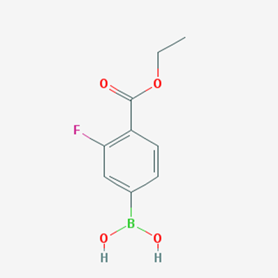 Picture of 4-Ethoxycarbonyl-3-fluorophenylboronic acid