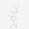 Picture of (4-(Cyclohexylcarbamoyl)-3-fluorophenyl)boronic acid