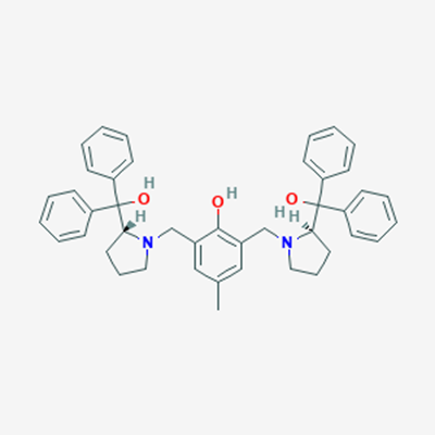 Picture of 2,6-Bis[[(R)-2-[hydroxy(diphenyl)methyl]-1-pyrrolidinyl]methyl]-4-methylphenol
