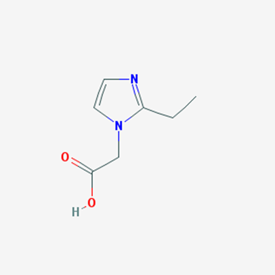 Picture of 2-(2-Ethyl-1H-imidazol-1-yl)acetic acid