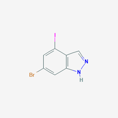 Picture of 6-Bromo-4-iodo-1H-indazole