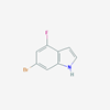 Picture of 6-Bromo-4-fluoro-1H-indole