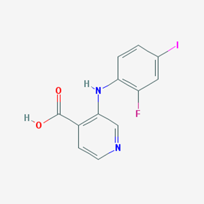 Picture of 3-((2-Fluoro-4-iodophenyl)amino)isonicotinic acid