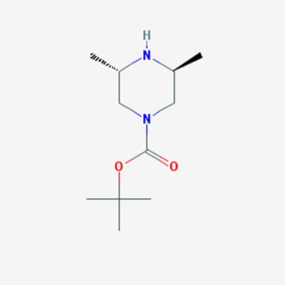 Picture of (3S,5S)-tert-Butyl 3,5-dimethylpiperazine-1-carboxylate