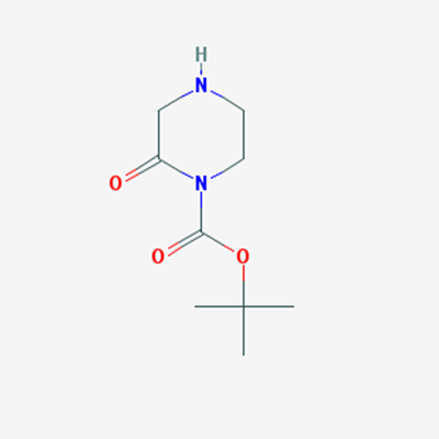 Picture of tert-Butyl 2-oxopiperazine-1-carboxylate
