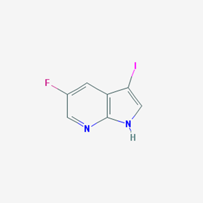Picture of 5-Fluoro-3-iodo-1H-pyrrolo[2,3-b]pyridine