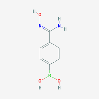 Picture of (4-(N-Hydroxycarbamimidoyl)phenyl)boronic acid
