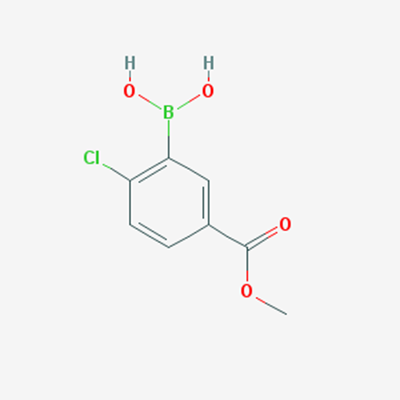 Picture of (2-Chloro-5-(methoxycarbonyl)phenyl)boronic acid