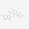 Picture of N-(3-(5-Bromo-1H-pyrrolo[2,3-b]pyridine-3-carbonyl)-2,4-difluorophenyl)propane-1-sulfonamide