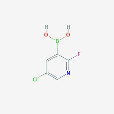 Picture of (5-Chloro-2-fluoropyridin-3-yl)boronic acid
