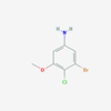 Picture of 3-Bromo-4-chloro-5-methoxyaniline