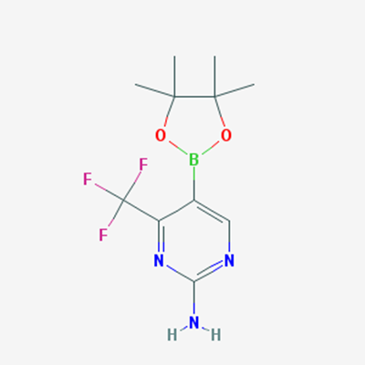 Picture of 5-(4,4,5,5-Tetramethyl-1,3,2-dioxaborolan-2-yl)-4-(trifluoromethyl)pyrimidin-2-amine