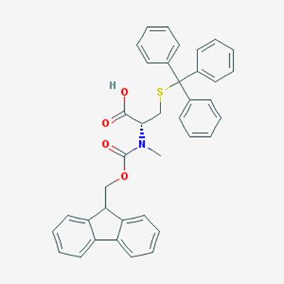 Picture of (R)-2-((((9H-Fluoren-9-yl)methoxy)carbonyl)(methyl)amino)-3-(tritylthio)propanoic acid