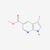 Picture of Methyl 3-iodo-1H-pyrrolo[2,3-b]pyridine-5-carboxylate