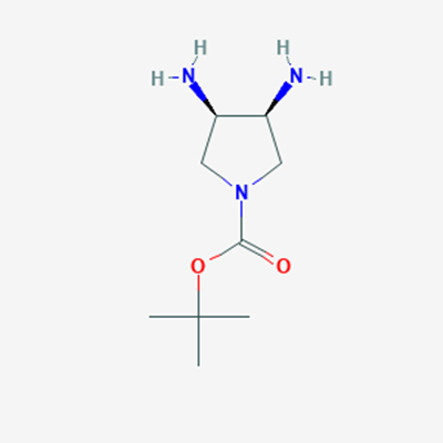 Picture of (3R,4S)-rel-tert-Butyl 3,4-diaminopyrrolidine-1-carboxylate
