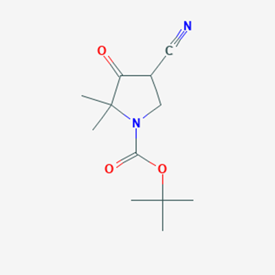 Picture of tert-Butyl 4-cyano-2,2-dimethyl-3-oxopyrrolidine-1-carboxylate