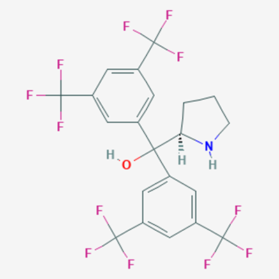 Picture of (R)-Bis(3,5-bis(trifluoromethyl)phenyl)(pyrrolidin-2-yl)methanol