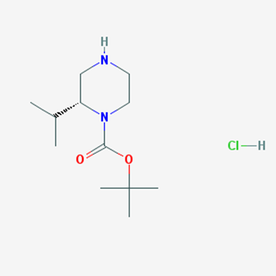 Picture of (R)-tert-Butyl 2-isopropylpiperazine-1-carboxylate hydrochloride