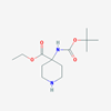 Picture of Ethyl 4-((tert-butoxycarbonyl)amino)piperidine-4-carboxylate