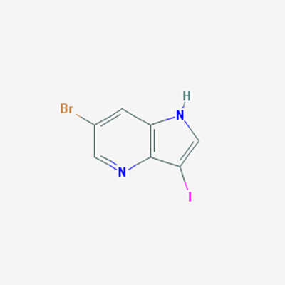 Picture of 6-Bromo-3-iodo-1H-pyrrolo[3,2-b]pyridine