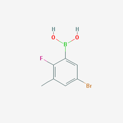 Picture of (5-Bromo-2-fluoro-3-methylphenyl)boronic acid