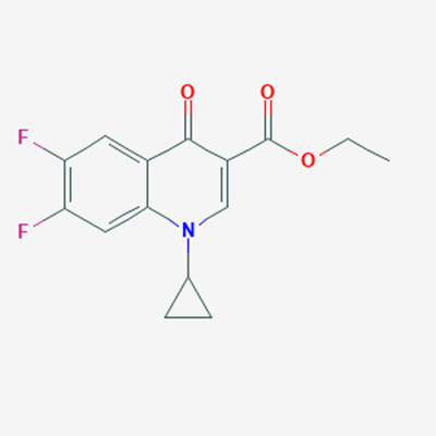 Picture of Ethyl 1-cyclopropyl-6,7-difluoro-4-oxo-1,4-dihydroquinoline-3-carboxylate