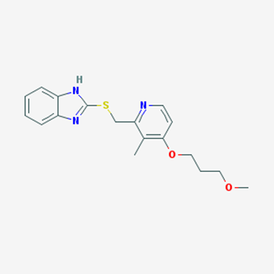 Picture of 2-[[[4-(3-Methoxypropoxy)-3-methylpyridine-2-yl ]methyl]thio]-1H-benzimidazole