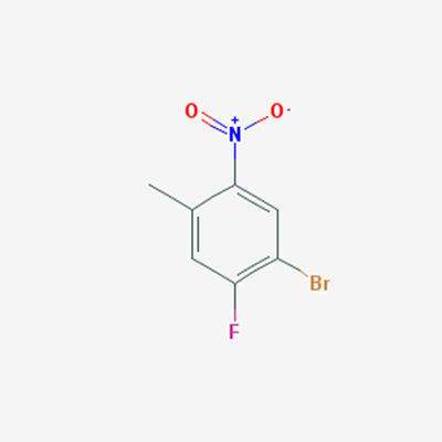 Picture of 1-Bromo-2-fluoro-4-methyl-5-nitrobenzene