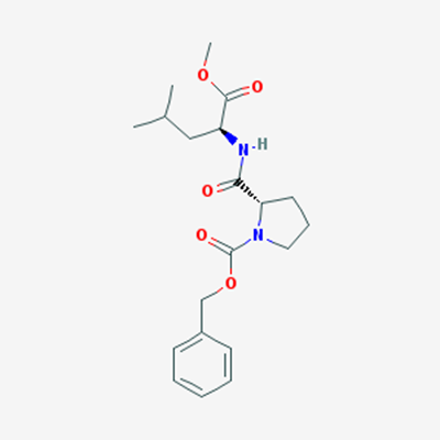 Picture of (S)-Benzyl 2-(((S)-1-methoxy-4-methyl-1-oxopentan-2-yl)carbamoyl)pyrrolidine-1-carboxylate