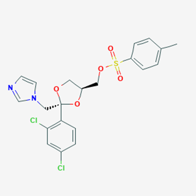 Picture of (cis-2-((1H-Imidazol-1-yl)methyl)-2-(2,4-dichlorophenyl)-1,3-dioxolan-4-yl)methyl 4-methylbenzenesulfonate