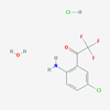 Picture of 1-(2-Amino-5-chlorophenyl)-2,2,2-trifluoroethanone hydrochloride