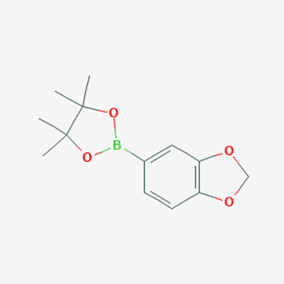 Picture of 2-(Benzo[d][1,3]dioxol-5-yl)-4,4,5,5-tetramethyl-1,3,2-dioxaborolane